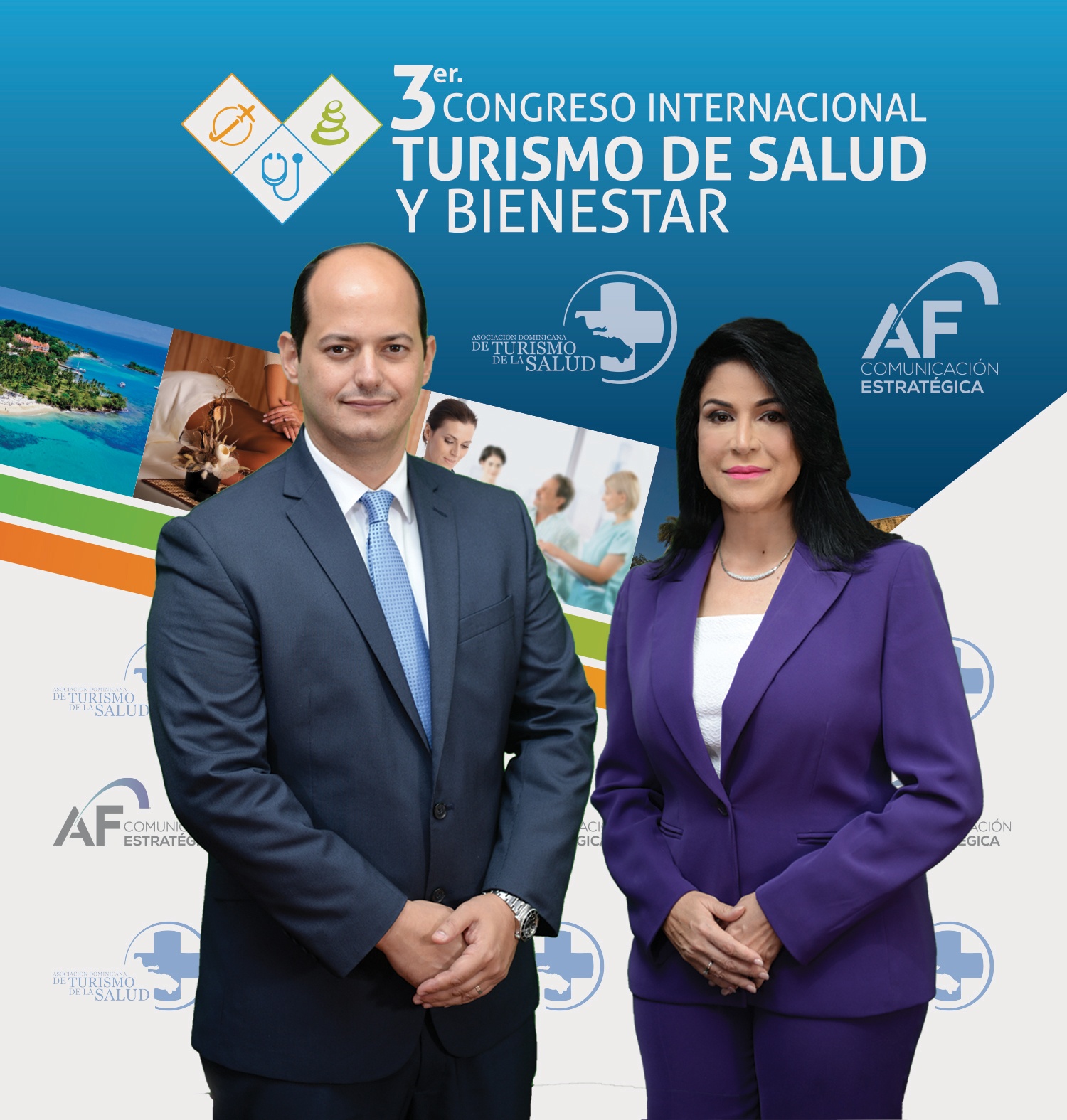 Asociación Dominicana de Turismo de Salud y AF Comunicación anuncian agenda del 3er Congreso Internacional de Turismo de Salud